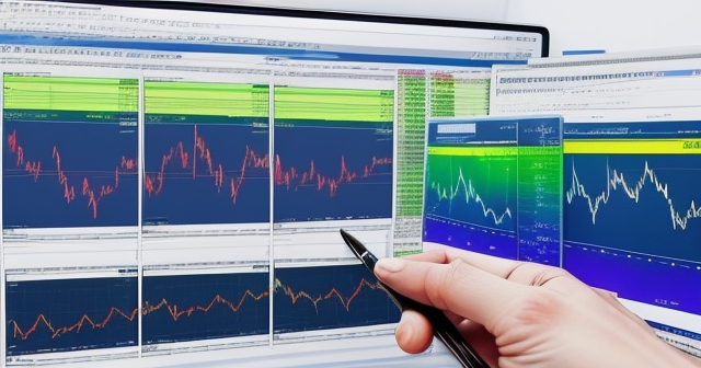traders analyzing market data