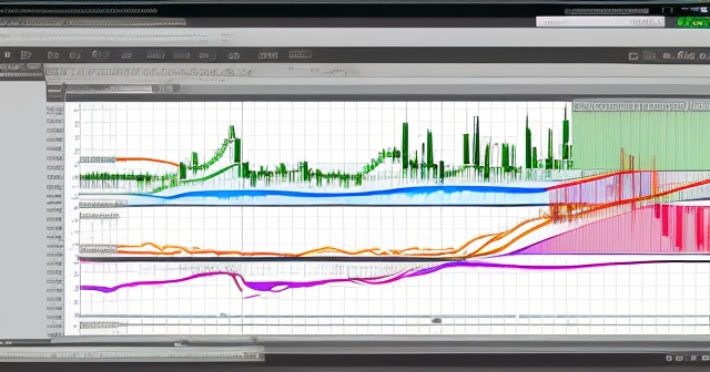 trader analyzing trends on computer