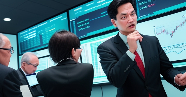 ETF performance indicators on a screen