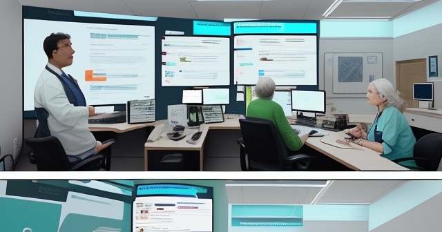 Visual representation of telehealth market growth statistics
