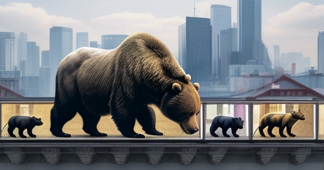 Bear market falling prices