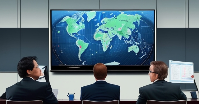 a globe highlighting Asia and the Middle East