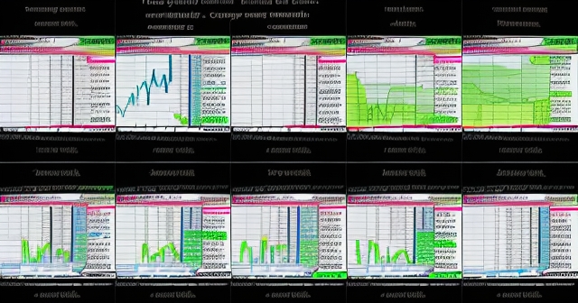 Stock chart showing dramatic price changes