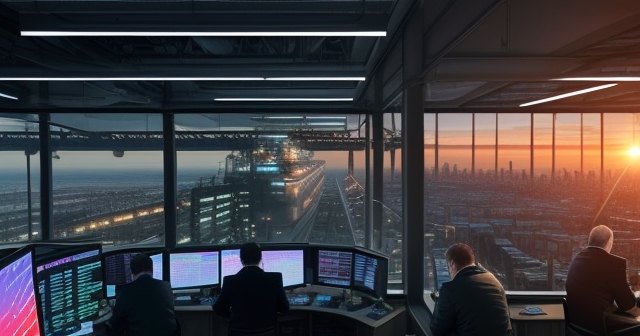 UK skyline with financial district