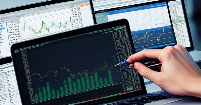 Visual representation of trading patterns