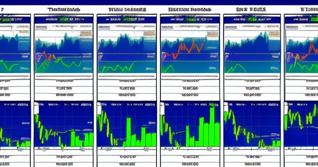 Fluctuating stocks with upward and downward trends