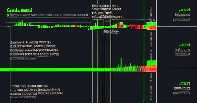 Artistic depiction of market sentiment through candlesticks