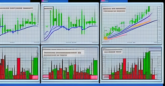 Support and resistance levels illustrated conceptually