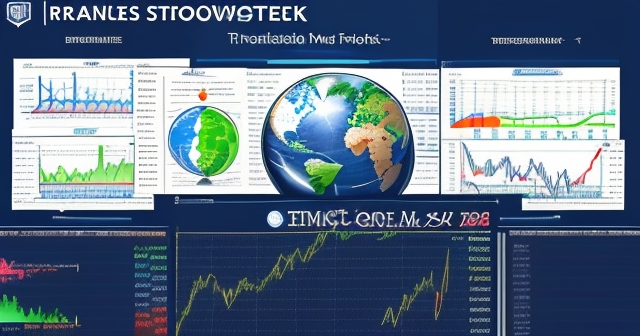 A stock market overview with large cap stocks rising