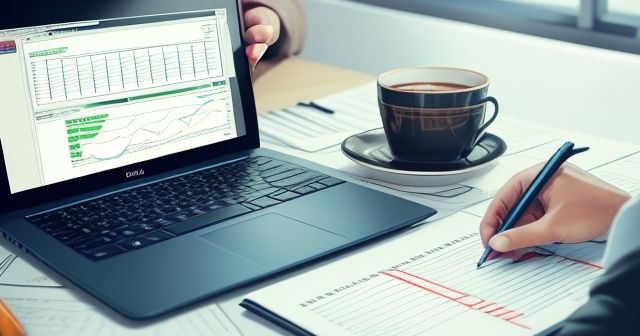trader analyzing market trends
