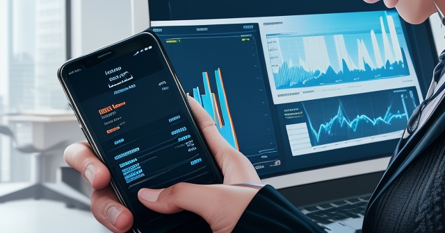 A futuristic city skyline representing digital finance.