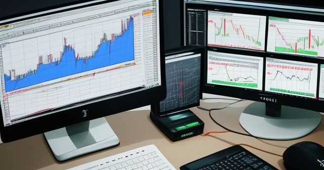 A forex trading chart analysis