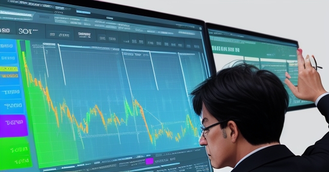Conceptual artwork of trading risk management