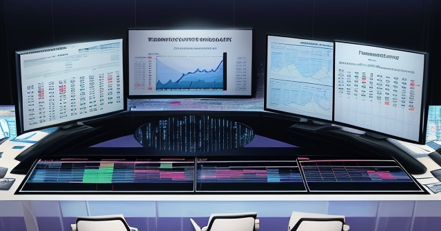 traders analyzing data
