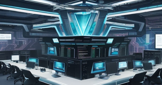 interior of a semiconductor factory