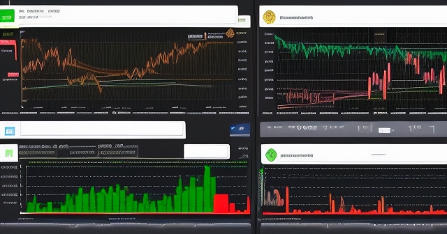 Illustration of Bitcoin and stocks combining