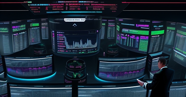 Visual representation of AI reshaping trading