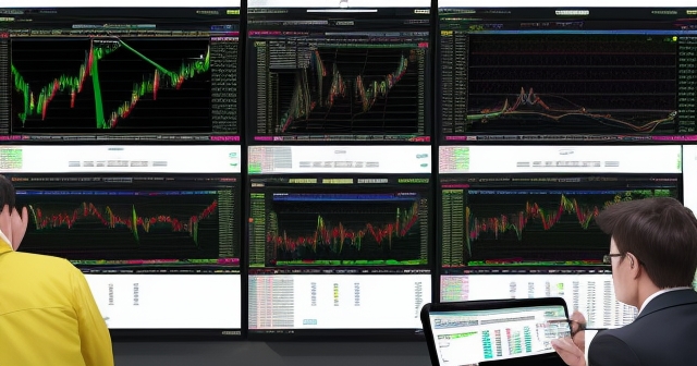 A trader analyzing charts on MetaTrader 4.