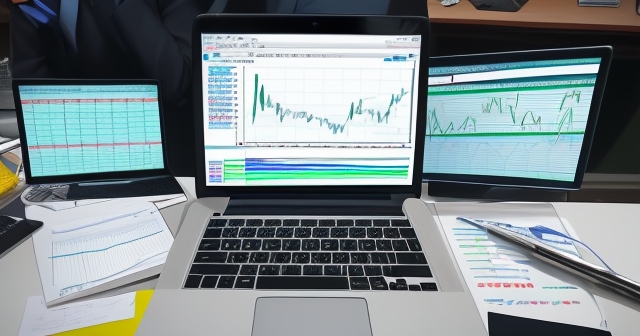 Confused investor reading news
