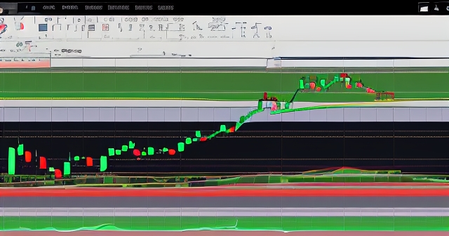 Trader analyzing patterns on computer screen
