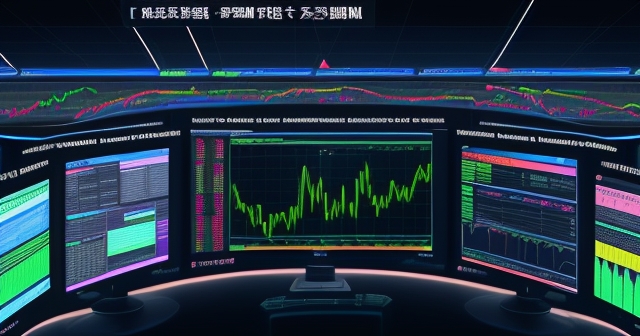 Trader using advanced AI tools on a computer