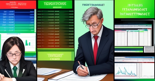 investors analyzing charts