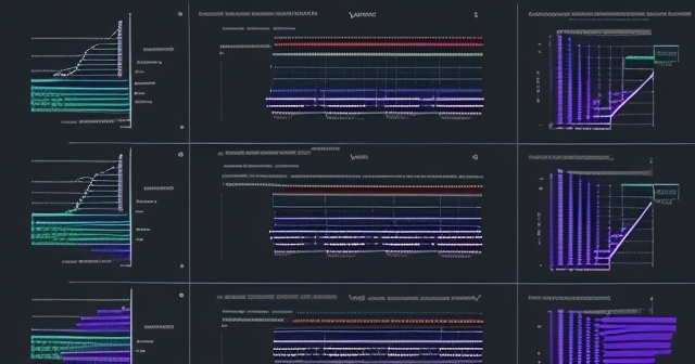 A futuristic classroom where AI helps students understand data analysis