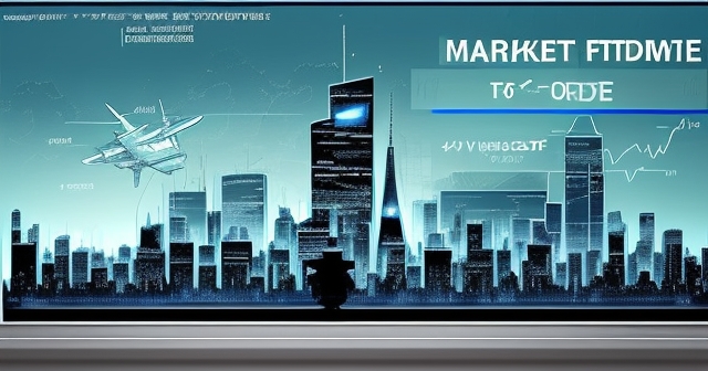 A countdown timer with market trends