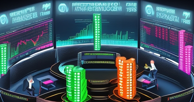 A trader analyzing Bitcoin volatility