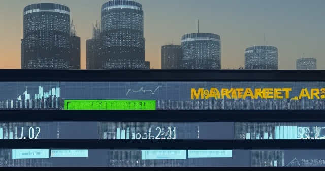 A trader studying market charts