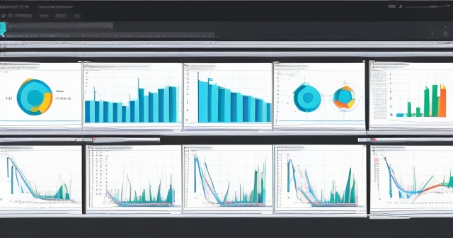 A graphical representation of complex data being simplified by AI