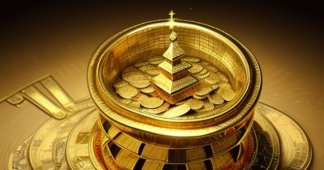 Investor analyzing gold market trends