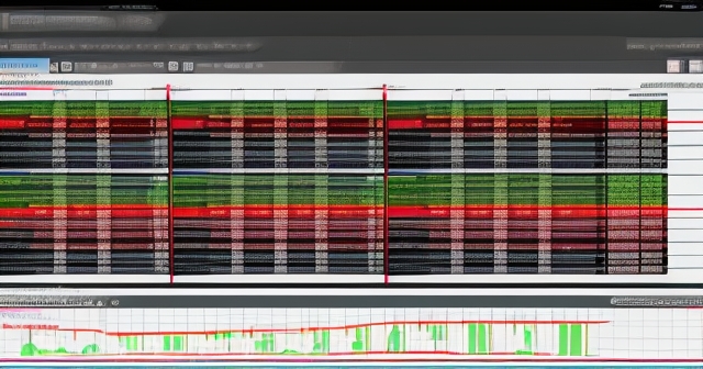 Market analysis with charts and indicators