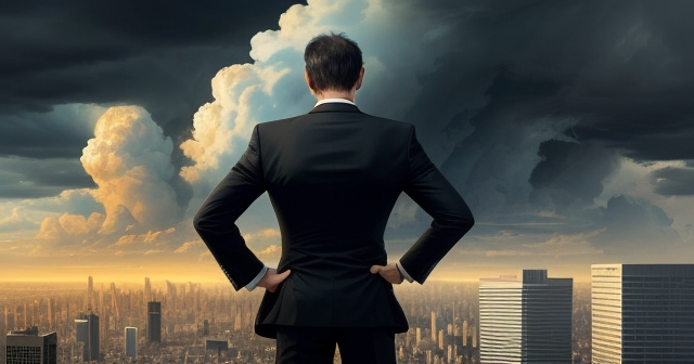 Investor looking at stock charts with concern