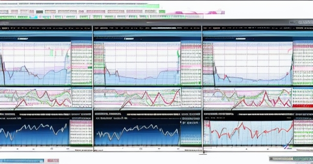 Graphs showing volatility spikes around announcements