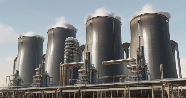 Towering cooling towers