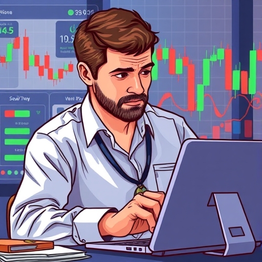 A vibrant depiction of different trading styles such as scalping and day trading.