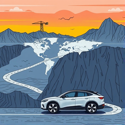 A visual representation of global lithium supply chains