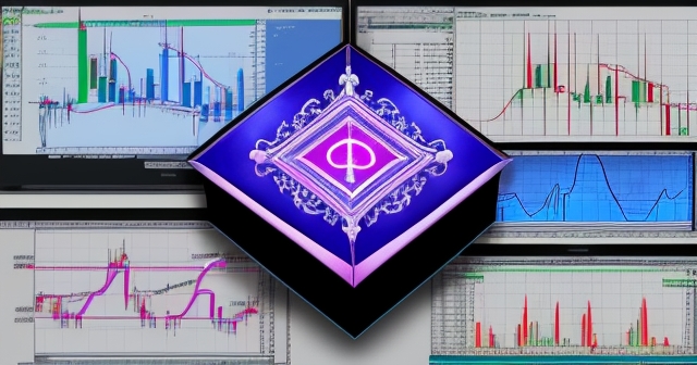 colorful candlestick chart