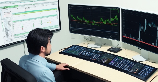 A forex trading dashboard with margin levels highlighted.