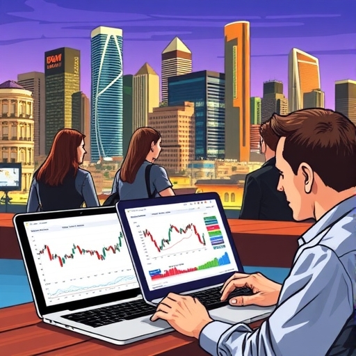 A close-up of a trading platform showcasing US options data in Australia.