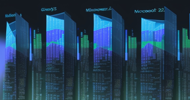 Investors analyzing Microsoft earnings