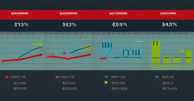 creative graphs showcasing financial data