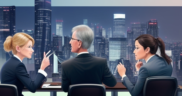 diverse team collaborating on investments