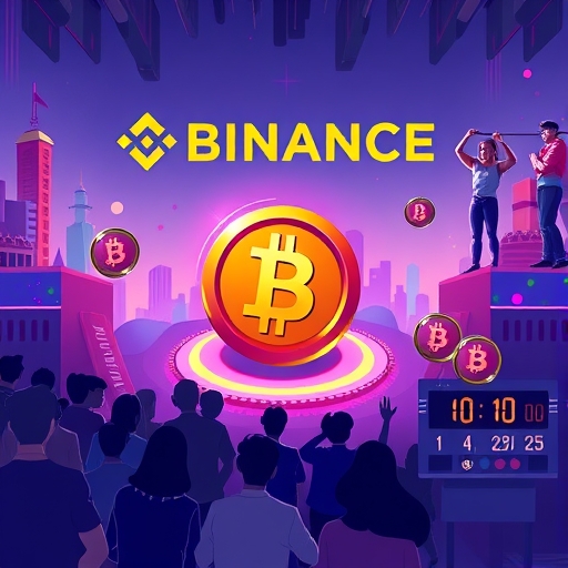 A close-up illustration of a countdown timer with participants eagerly clicking a button, reflecting tension and excitement.