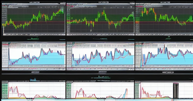 MACD charts with traders analyzing data