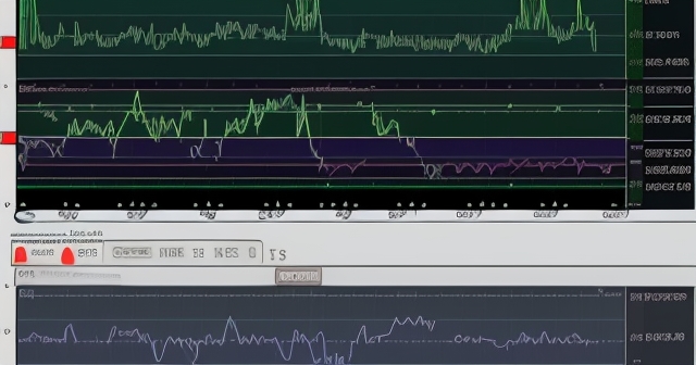 Visual representation of MACD crossovers and signals
