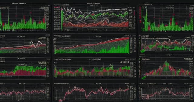 Traders using MACD in a bustling trading environment