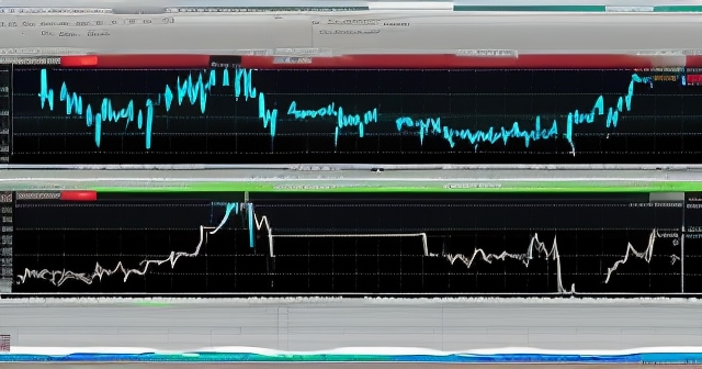 A dynamic speedometer concept representing market trends