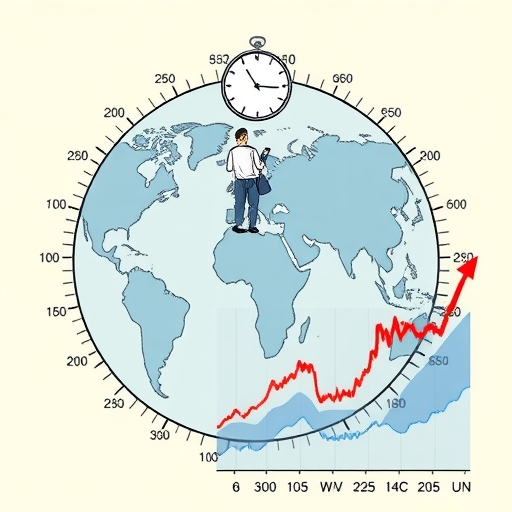 A dynamic chart depicting the volatility in the forex market during session overlaps